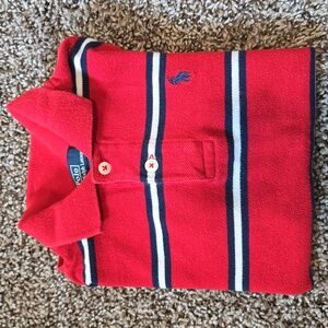 Red Striped Polo Ralph Lauren Shirt Size 5
